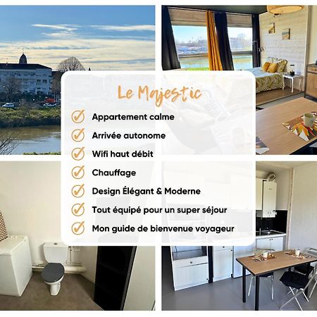 Apartament Majestic - Wifi - Parking - Vue Dax Zewnętrze zdjęcie